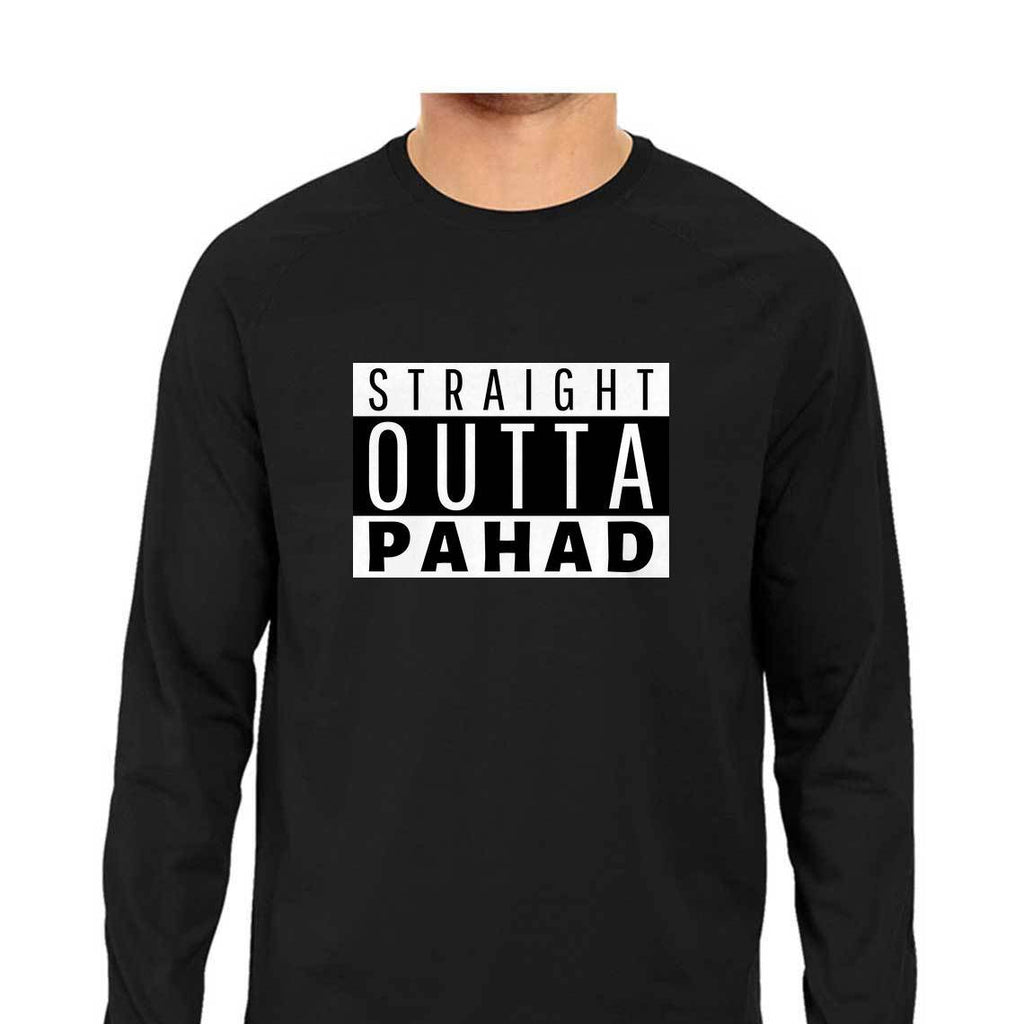 Straight Outta Pahad Long Sleeve T-shirt - Mister Fab