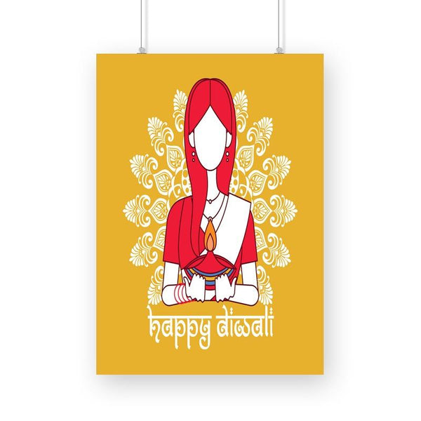 Happy Diwali Poster - Mister Fab