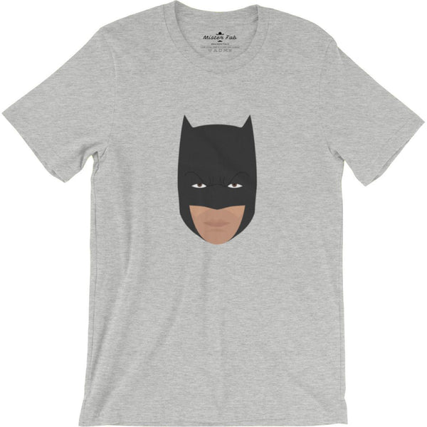 Batman face round Neck T-Shirts - Mister Fab