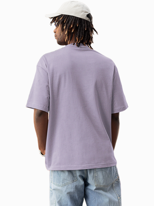 Mister Fab Oversized Premium Lavender Cotton T-Shirt