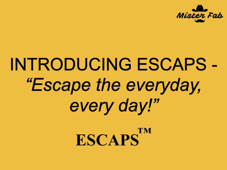 Introducing ESCAPS™ by Mister Fab: Elevate Your Wardrobe with Timeless Elegance