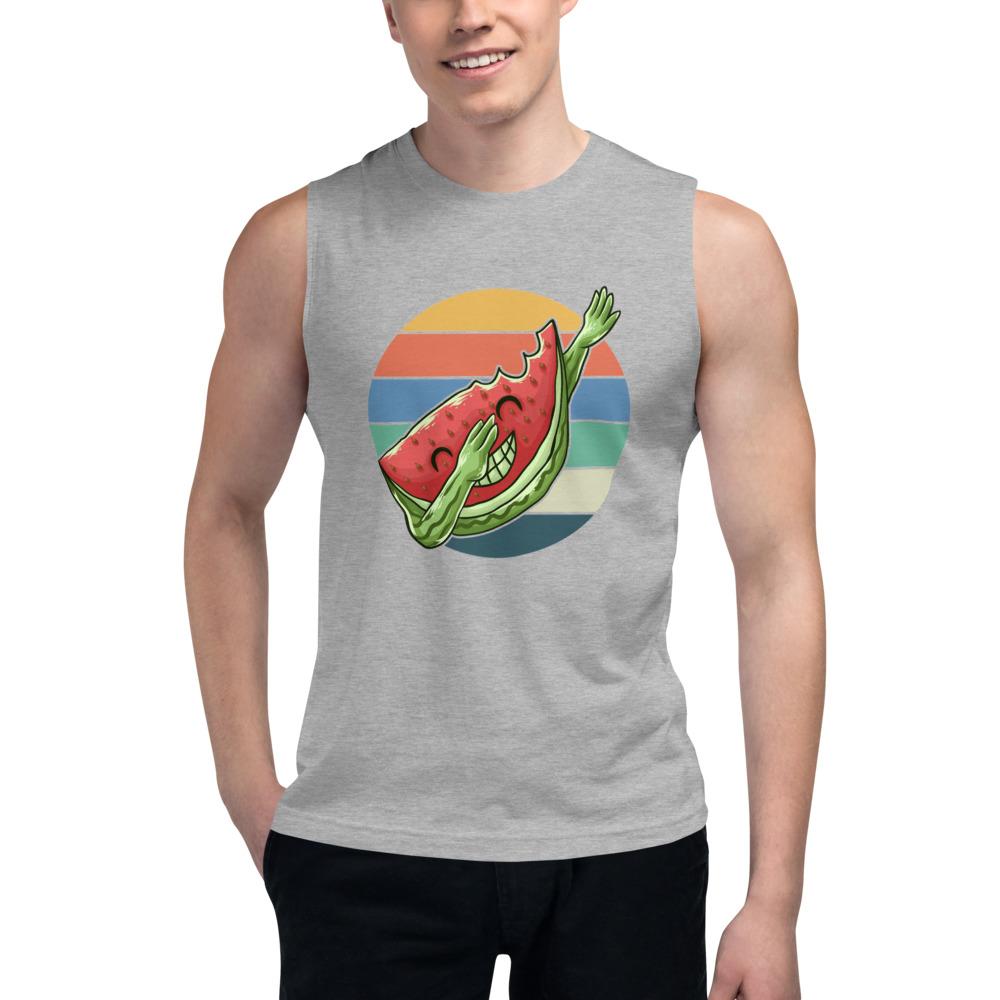 Dabbing Watermelon Gym Vest - Mister Fab
