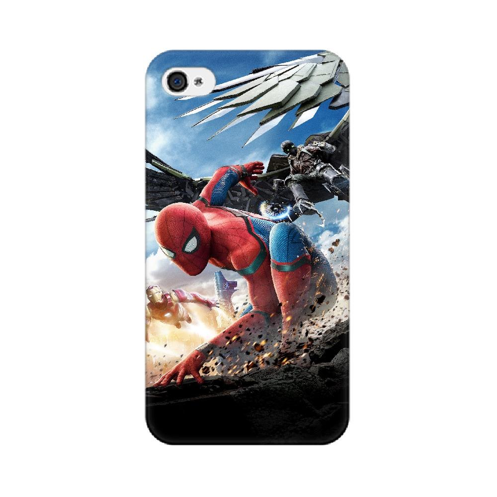 Spider-Man Iron Man Apple Mobile Phone Cover - Mister Fab