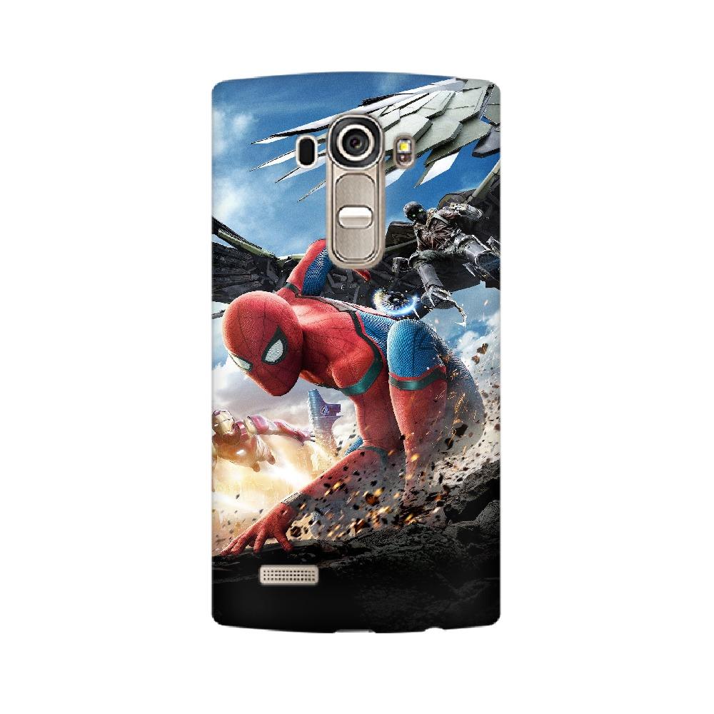 Spider-Man Iron Man LG Mobile Phone Cover - Mister Fab