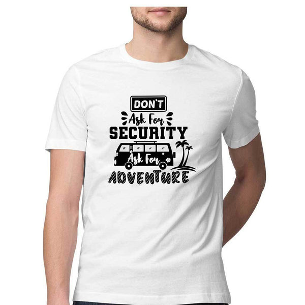 Ask for Adventure Round Neck T-shirt - Mister Fab