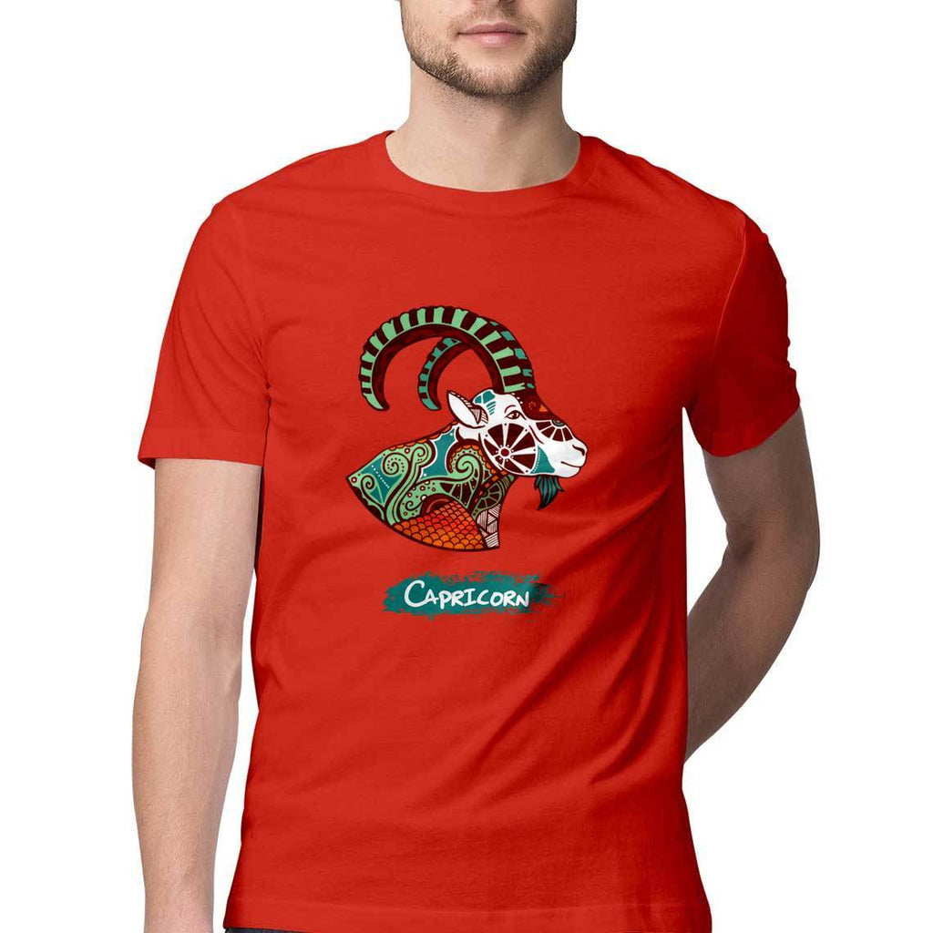 Capricorn round Neck T-Shirts - Mister Fab