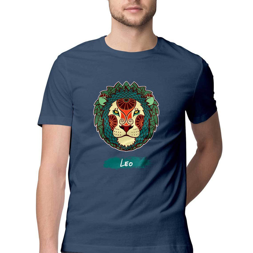 Leo round Neck T-Shirts - Mister Fab