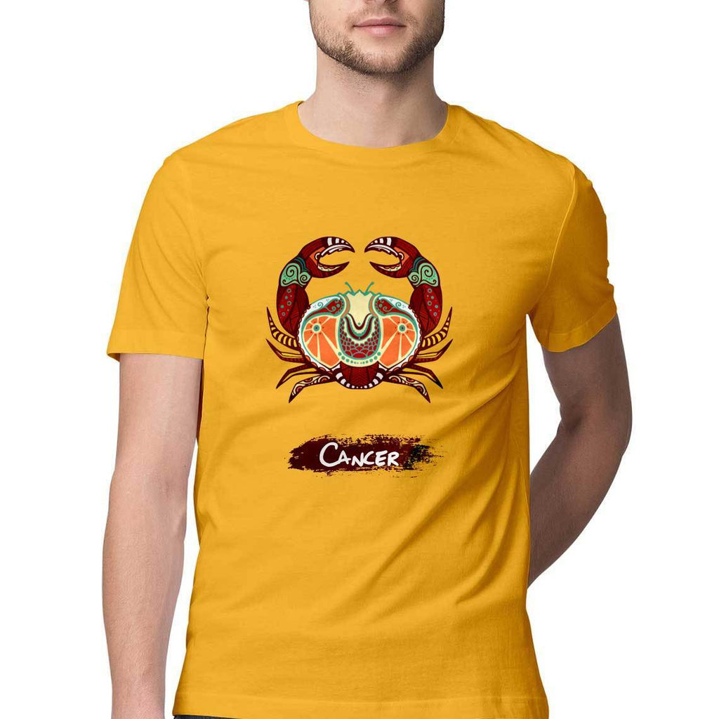 Cancer round Neck T-Shirts - Mister Fab