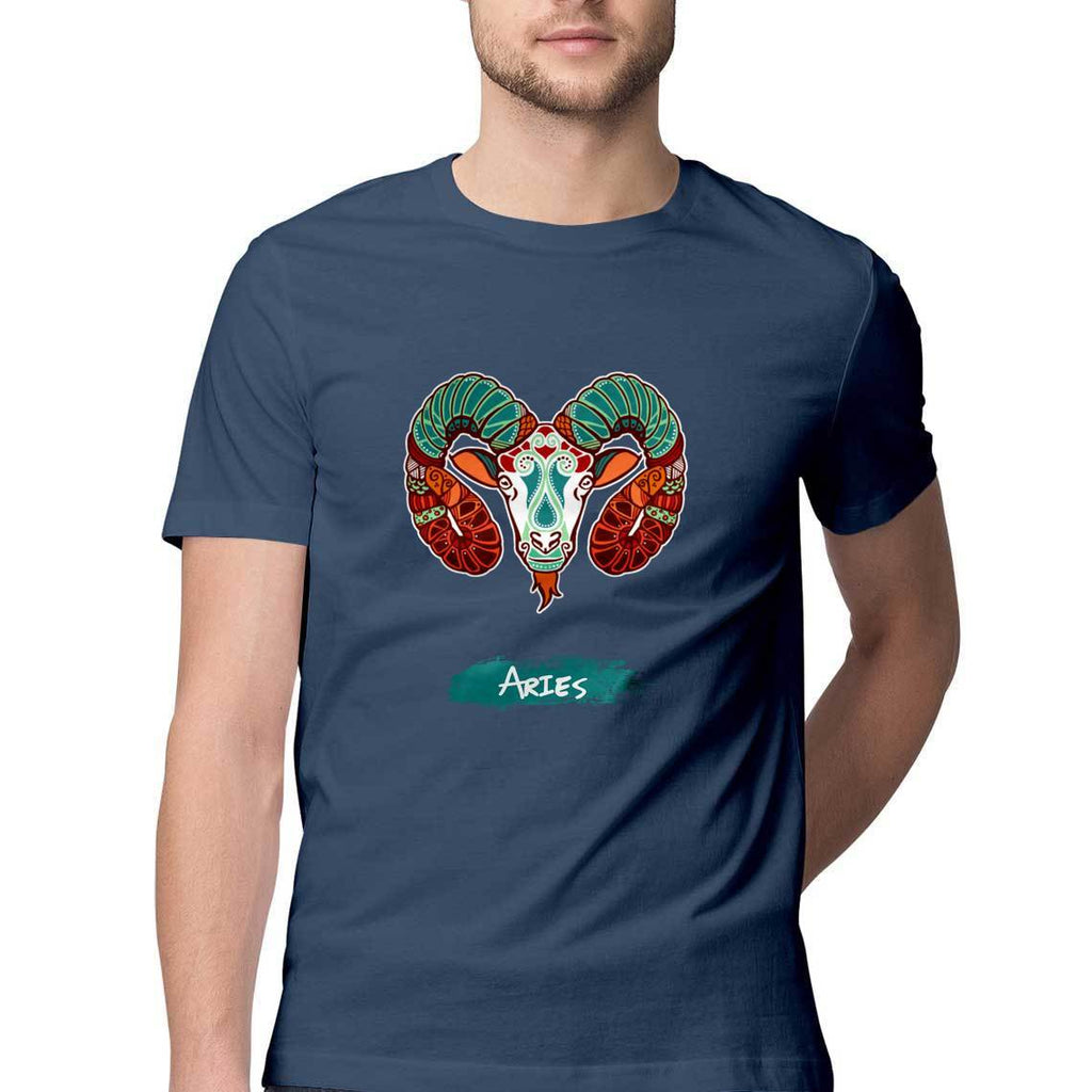 Aries round Neck T-Shirts - Mister Fab