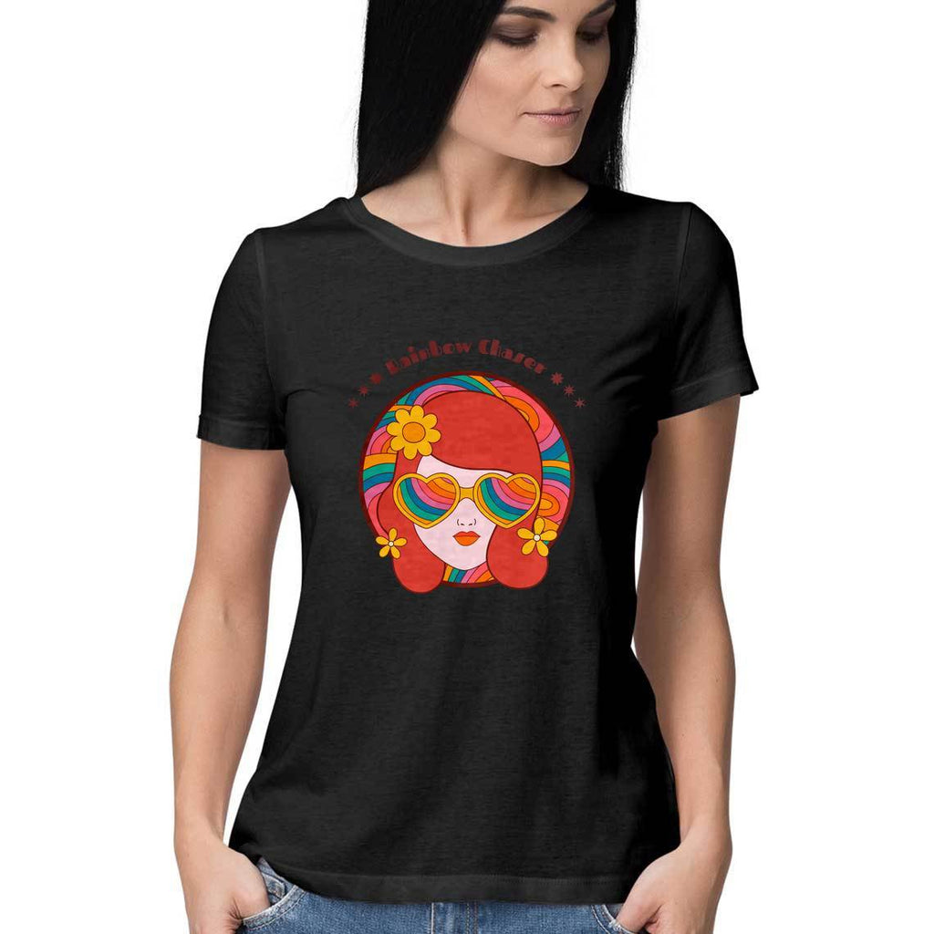 Rainbow Chaser Women T-shirts - Mister Fab