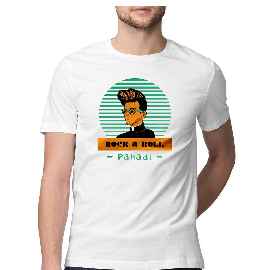 Rock and Roll Pahadi Unisex T-Shirts - Mister Fab