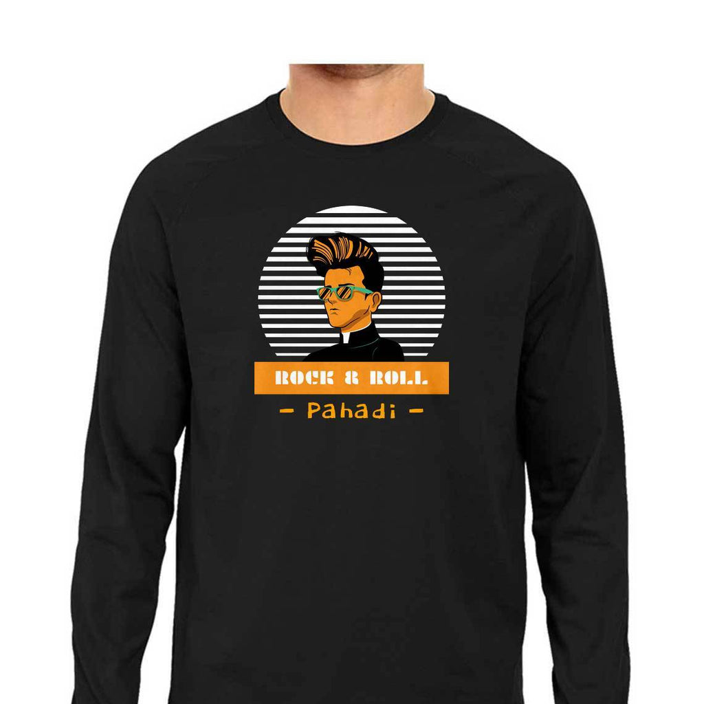 Rock and Roll Pahadi Long Sleeve T-Shirt - Mister Fab
