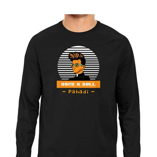 Rock and Roll Pahadi Long Sleeve T-Shirt - Mister Fab