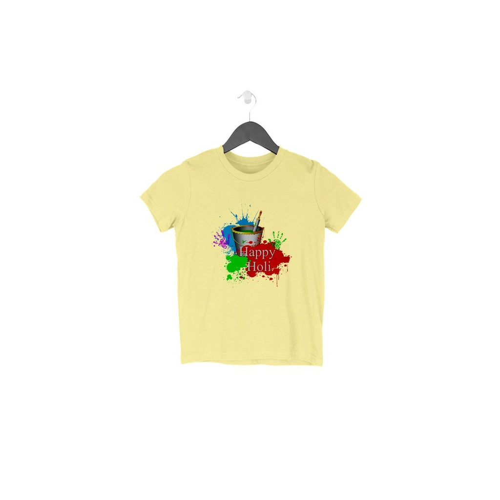 Happy Holi With Colourful Hand Toddler T-shirt - Mister Fab
