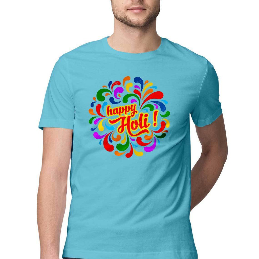 Colorful Happy Holi Tshirt - Mister Fab