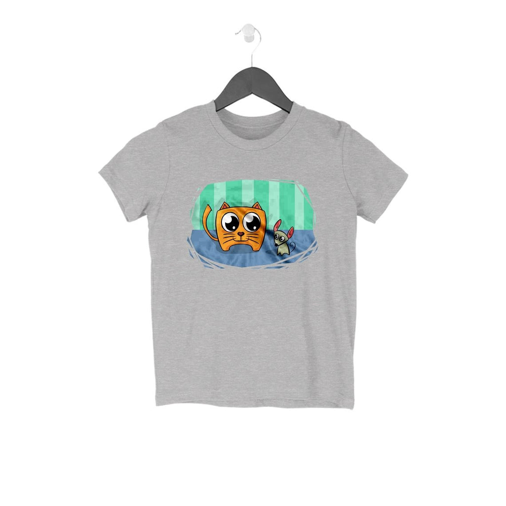 Cute Cat and Rat Kids T-Shirt - Mister Fab