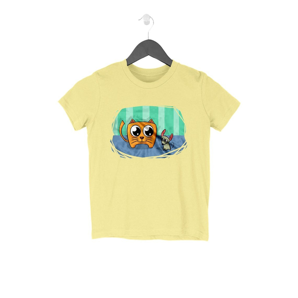 Cute Cat and Rat Kids T-Shirt - Mister Fab