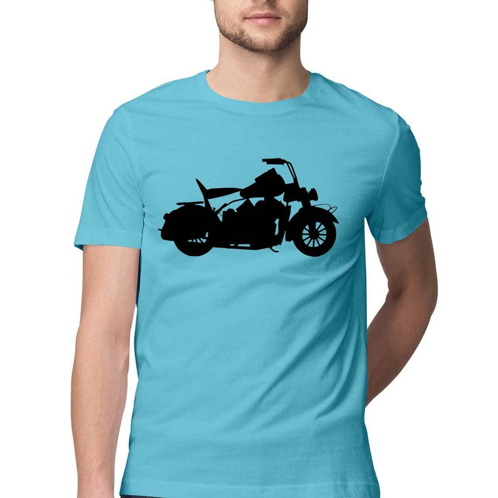 Royal Bike Round Neck T-Shirt - Mister Fab