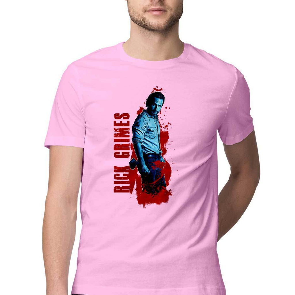 Rick Grimes Round Neck T-Shirt - Mister Fab