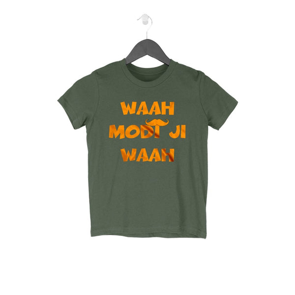 Waah Modi Ji Waah Kids T-Shirt - Mister Fab