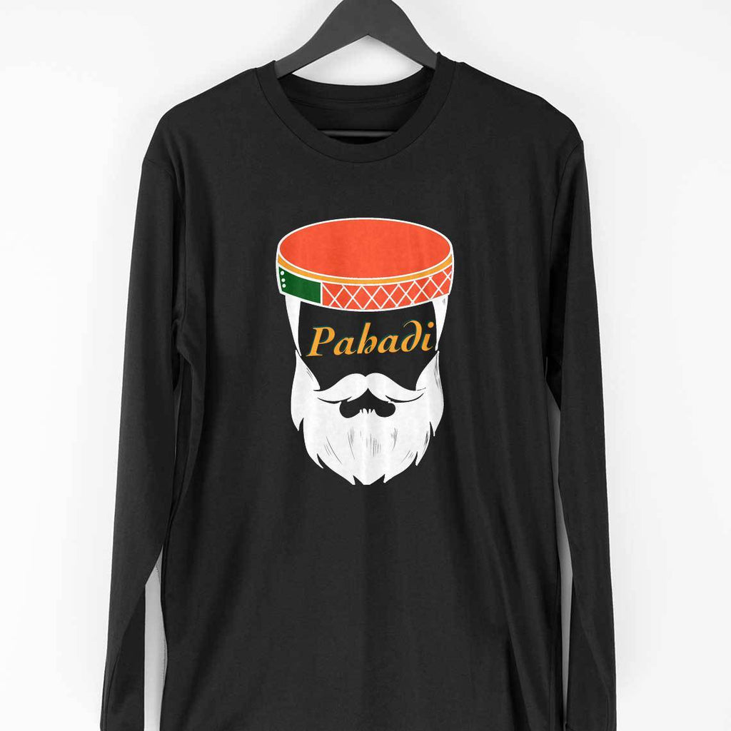 Pahadi Beardman Long Sleeve T-shirt - Mister Fab