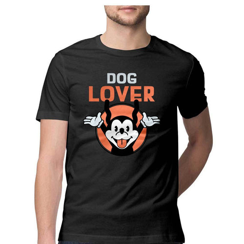 Dog Lover Round Neck T-Shirt - Mister Fab