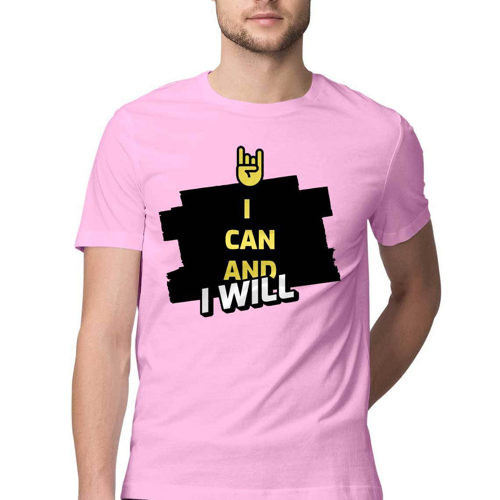 I Can and I Will Round Neck T-Shirt - Mister Fab