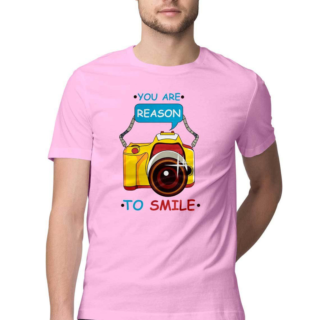 You Are Reason To Smile Round Neck T-Shirt - Mister Fab