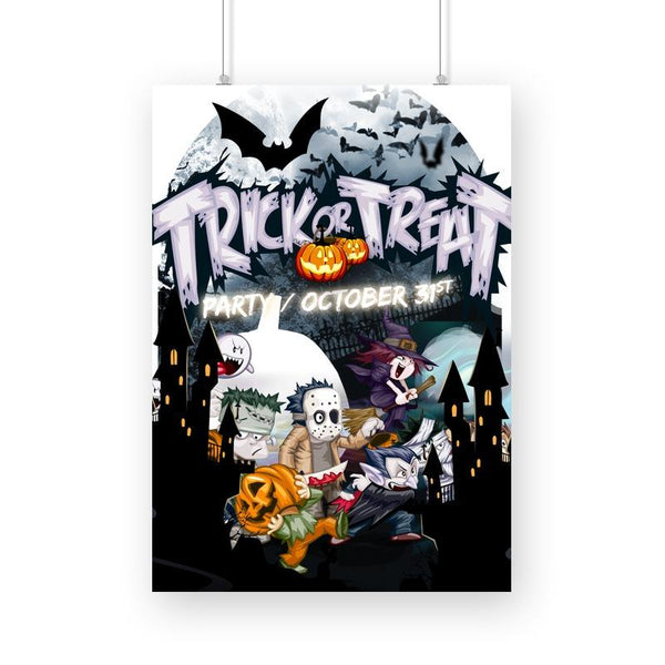 Trick or Treat Halloween Poster - Mister Fab