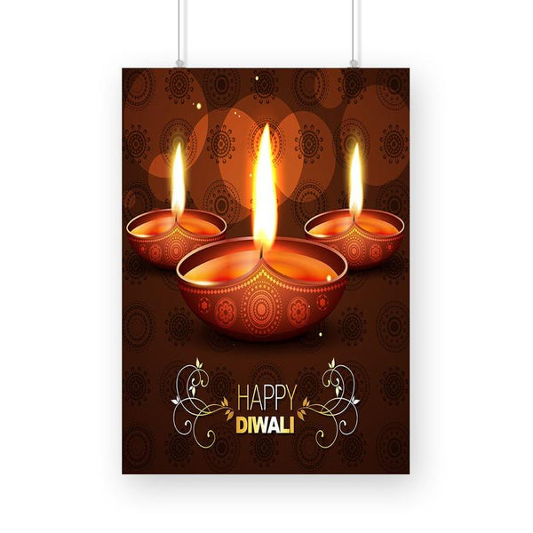 Beautiful Happy Diwali Poster - Mister Fab