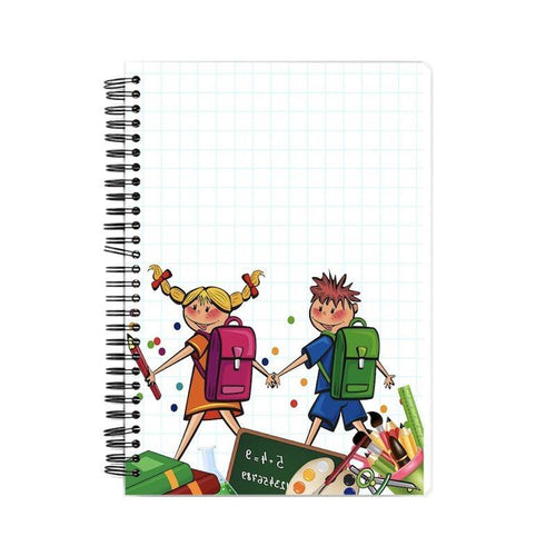 School Life Wiro Bound Notebook - Mister Fab