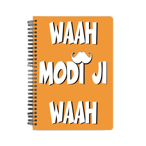 Waah Modi Ji Waah Wiro Bound Notebook - Mister Fab