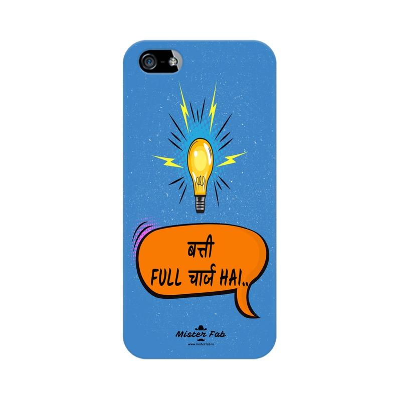 Batti Full Charge Hai Apple iPhone 5s Mobile Cover - Mister Fab