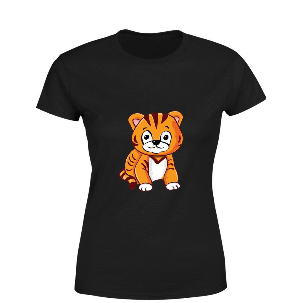 Mister Fab Cute Kitten Women Round Neck printed T-Shirts - Mister Fab
