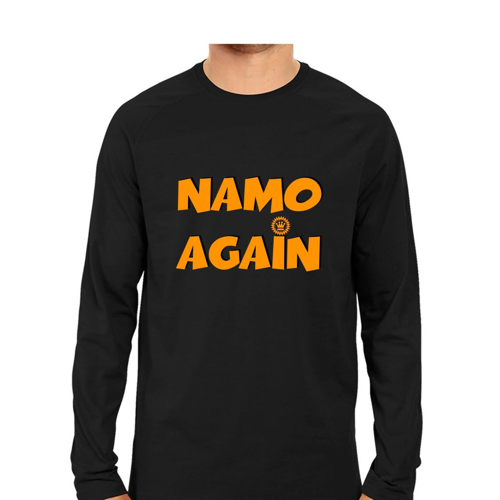 Namo Again Men Round Neck Long Sleeve T-Shirts - Mister Fab