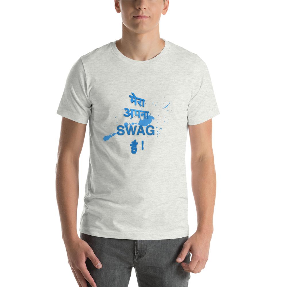 Mister Fab Mera Apna Swag Hai Men Round Neck printed T-Shirts - Mister Fab