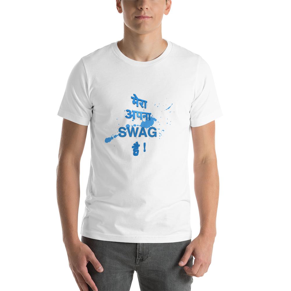 Mister Fab Mera Apna Swag Hai Men Round Neck printed T-Shirts - Mister Fab