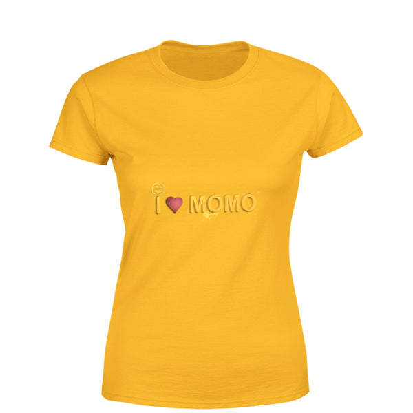 Mister Fab I Love Momo Women Round Neck printed T-Shirts - Mister Fab
