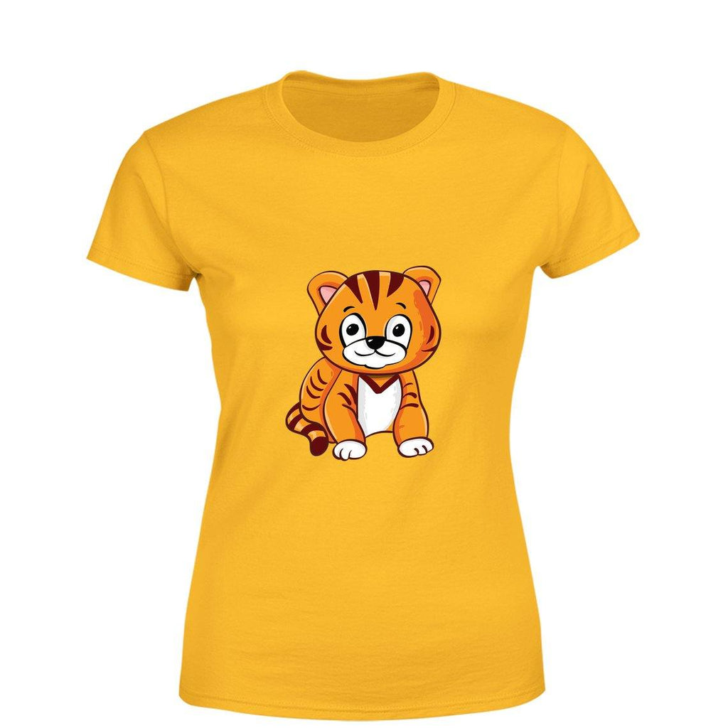 Mister Fab Cute Kitten Women Round Neck printed T-Shirts - Mister Fab