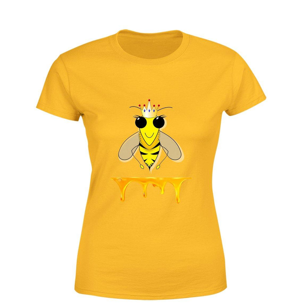 Mister Fab Honey Bee Women Round Neck printed T-Shirts - Mister Fab