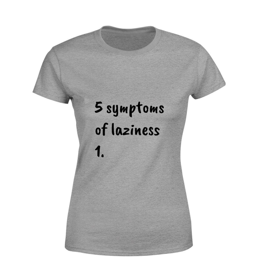 Mister Fab Laziness Women Round Neck printed T-Shirts - Mister Fab