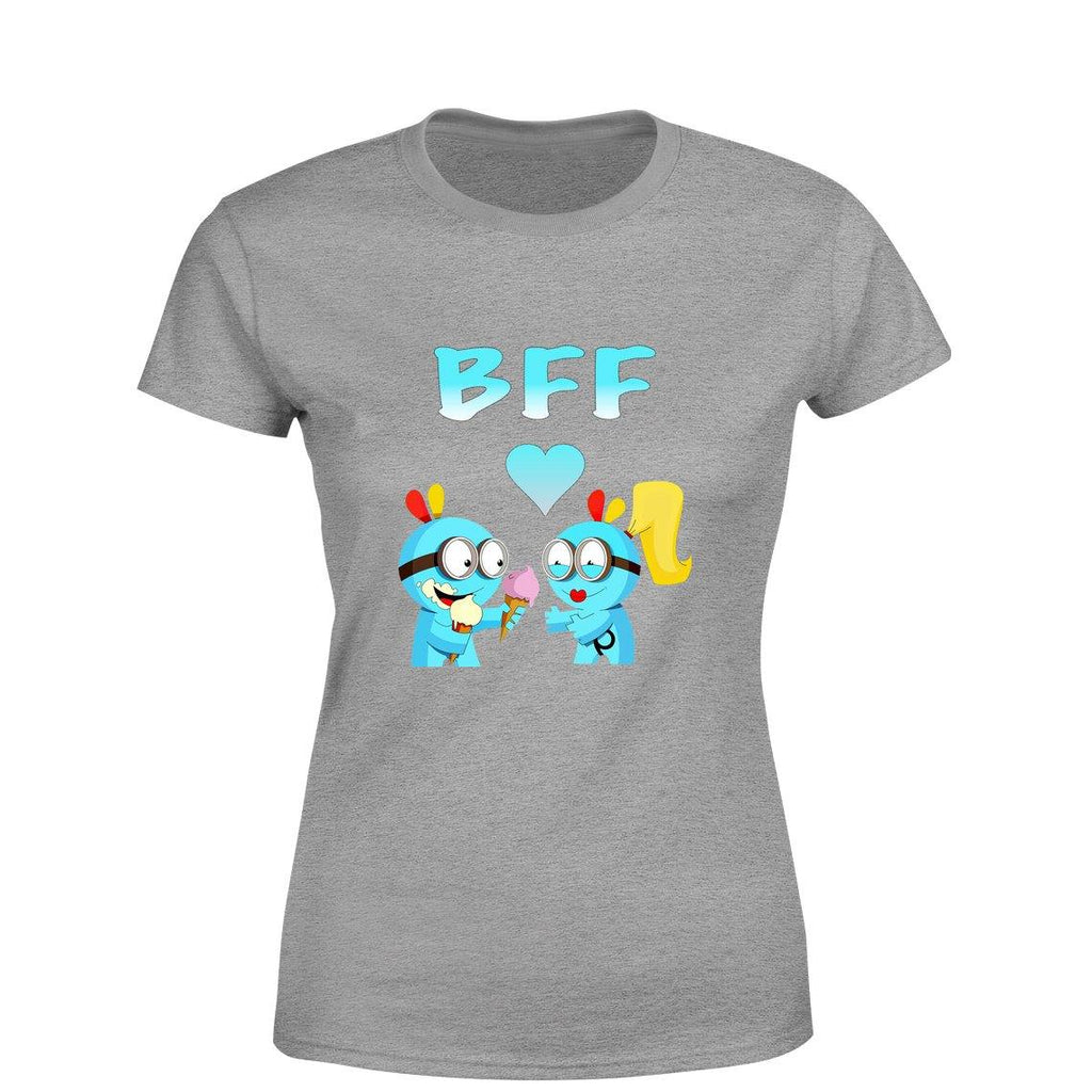 Best Friends Forever Women Round Neck printed T-Shirts - Mister Fab