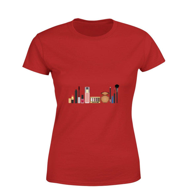 My Cosmetics Women Round Neck printed T-Shirts - Mister Fab