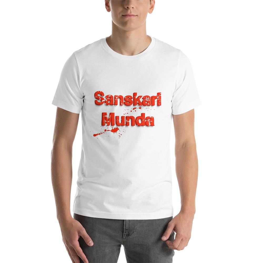 Mister Fab Sanskari Munda Men Round Neck printed T-Shirts - Mister Fab