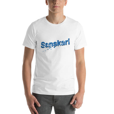 Mister Fab Sanskari Men Round Neck printed (Blue edition) T-Shirts - Mister Fab