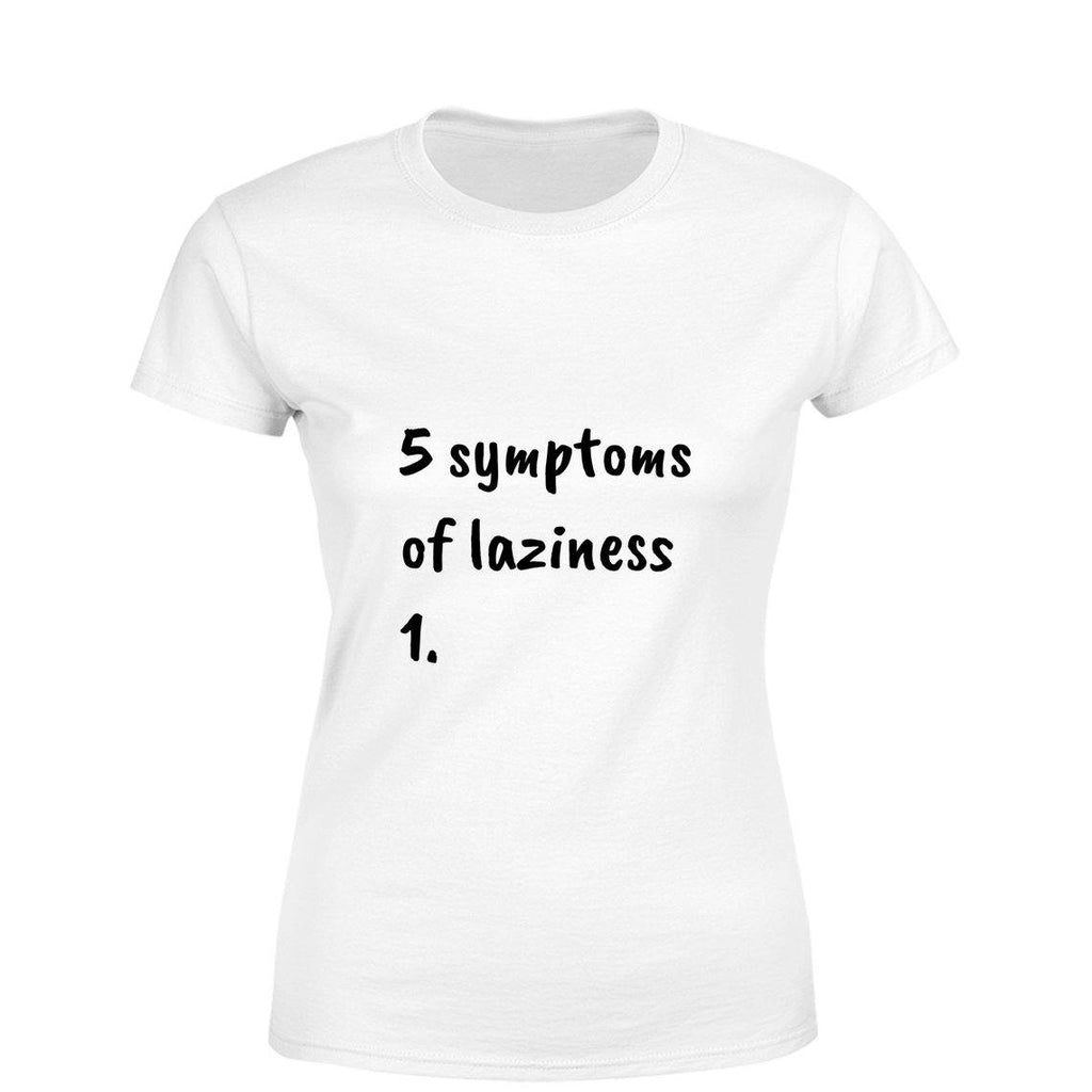 Mister Fab Laziness Women Round Neck printed T-Shirts - Mister Fab