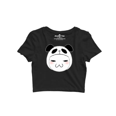 Baby Panda Woman Crop Top - Mister Fab