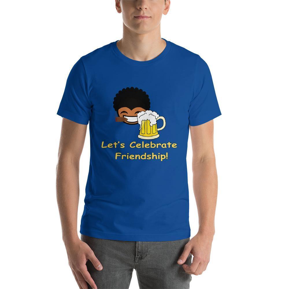 Let's Celebrate Friendship Men Round Neck printed T-Shirts - Mister Fab