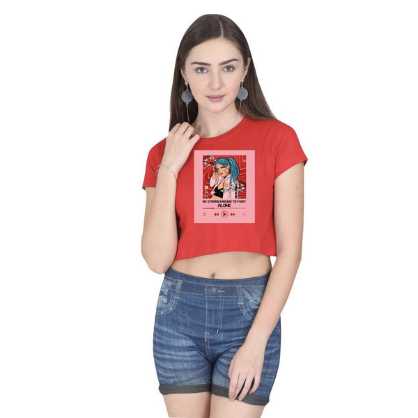 Be Strong Enough Crop Top | Mister Fab