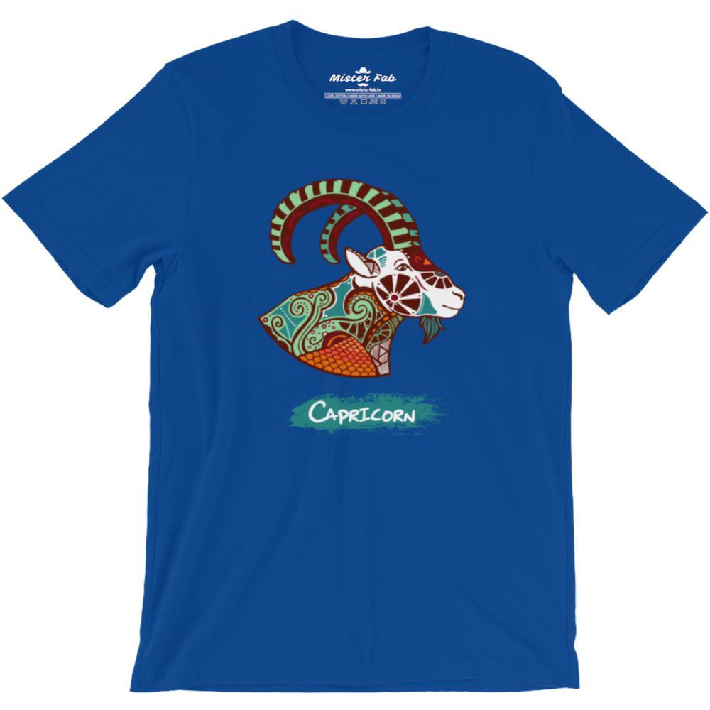 Capricorn round Neck T-Shirts - Mister Fab
